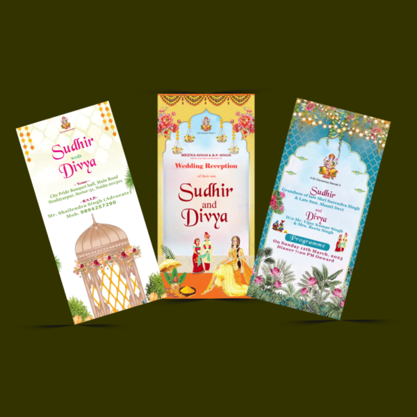 Wedding Card Invitation design