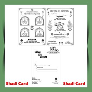 VIP Card Hindi Design