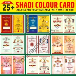 25+ Shadi Color Card Hindi Design